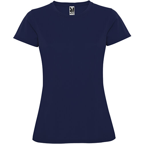 Montecarlo Sport T-Shirt Für Damen , navy blue, Piqué Strick 100% Polyester, 150 g/m2, M, , Bild 1