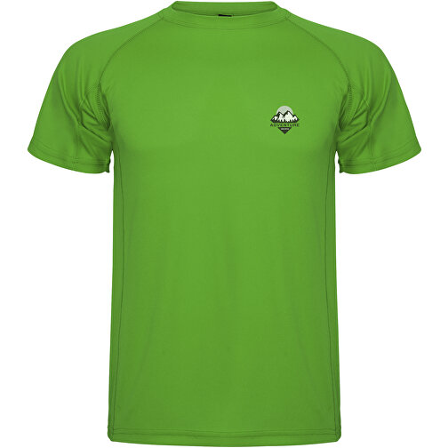 Montecarlo Sport T-Shirt Für Kinder , green fern, Piqué Strick 100% Polyester, 150 g/m2, 8, , Bild 2