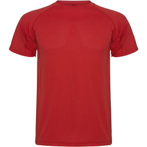 Montecarlo Sport T-Shirt Für Herren , rot, Piqué Strick 100% Polyester, 150 g/m2, L, , Bild 1