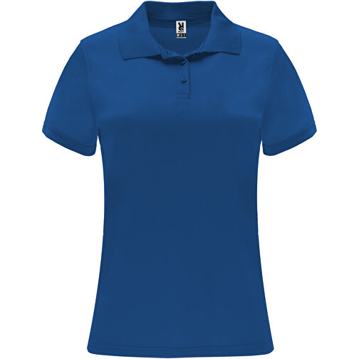 Monzha Sport Poloshirt Für Damen , royal, Piqué Strick 100% Polyester, 150 g/m2, M, , Bild 1