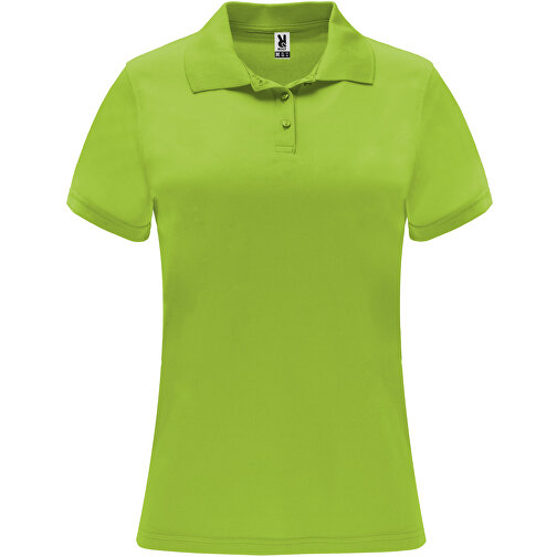 Monzha Sport Poloshirt Für Damen , lime / green lime, Piqué Strick 100% Polyester, 150 g/m2, L, , Bild 1