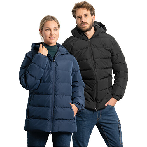 Nepal Isolierter Parka Unisex , navy blue, Taft 100% Polyester, 110 g/m2, Lining, Taft 100% Polyester, 65 g/m2, Padding/filling,  100% Polyester, 160 g/m2, 2XL, , Bild 5