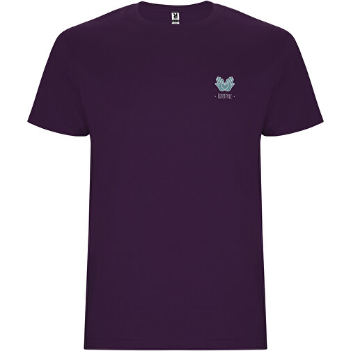 Stafford T-Shirt Für Kinder , lila, Single jersey Strick 100% Baumwolle, 190 g/m2, 9/10, , Bild 2