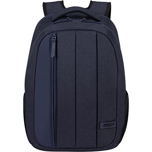 American Tourister - Streethero - LAPTOP BACKPACK 15.6' , navy melange, 100% RECYCLED PET POLYESTER, 45,00cm x 20,50cm x 30,50cm (Länge x Höhe x Breite), Bild 2