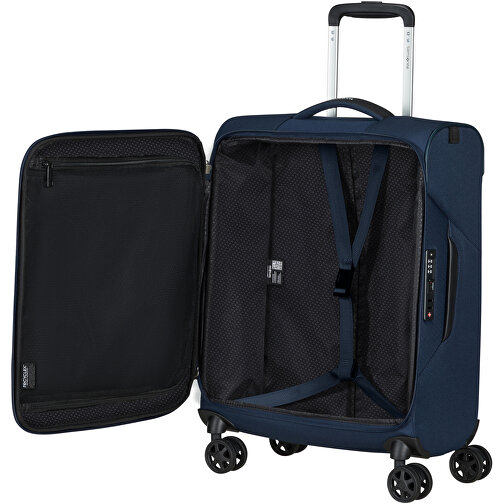 Samsonite - Litebeam - Spinner 55/20 , Samsonite, midnight blue, 100% Polyester, 55,00cm x 20,00cm x 40,00cm (Länge x Höhe x Breite), Bild 4