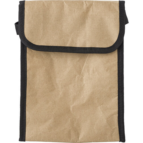 Lunch-Kühltasche Aus Papier Stefan , braun, Papier, 2,00cm x 9,00cm x 25,00cm (Länge x Höhe x Breite), Bild 1