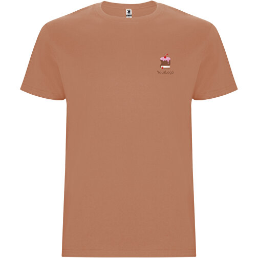 Stafford T-Shirt Für Kinder , greek orange, Single jersey Strick 100% Baumwolle, 190 g/m2, 9/10, , Bild 2