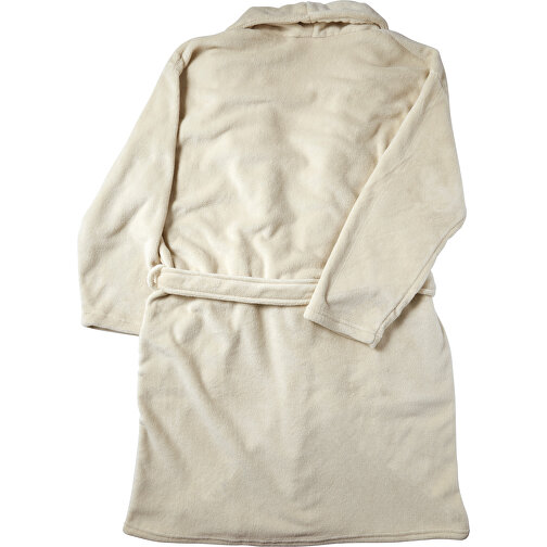 Fleece-Bademantel Derek , beige, Fleece, 10,00cm x 0,20cm x 62,00cm (Länge x Höhe x Breite), Bild 1