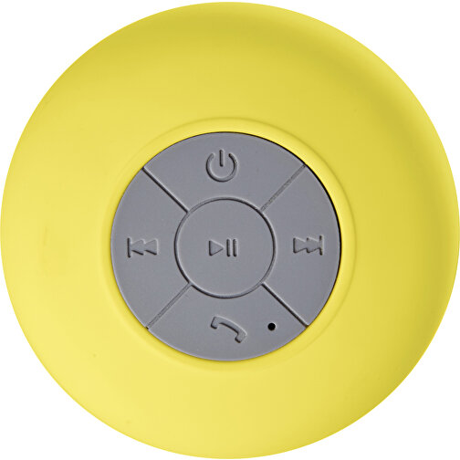 BT/Wireless-Lautsprecher Aus Kunststoff Jude , gelb, ABS, Plastik, , Bild 1