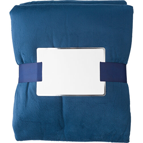 Kuscheldecke Aus Polyester Margot , blau, Polyester, 145,00cm x 0,50cm x 116,00cm (Länge x Höhe x Breite), Bild 1