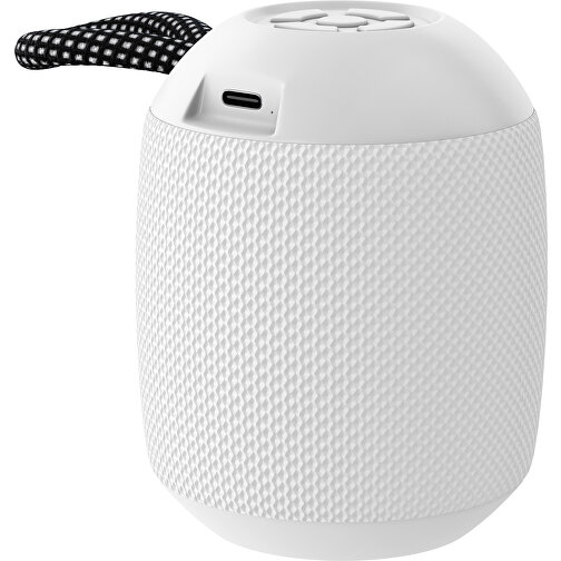 Lautsprecher GrooveFlex , weiß, Kunststoff, 88,00cm (Höhe), Bild 1