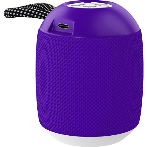 Lautsprecher GrooveFlex , violet / weiß, Kunststoff, 88,00cm (Höhe), Bild 1