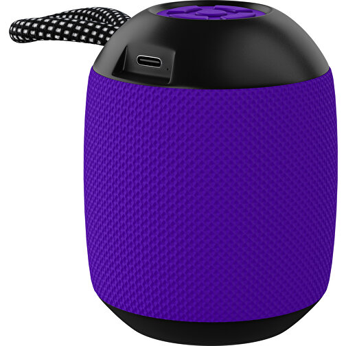 Lautsprecher GrooveFlex , violet / schwarz, Kunststoff, 88,00cm (Höhe), Bild 1