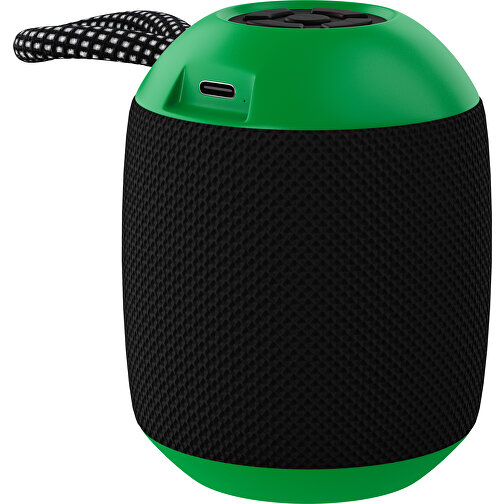Lautsprecher GrooveFlex , schwarz / grün, Kunststoff, 88,00cm (Höhe), Bild 1