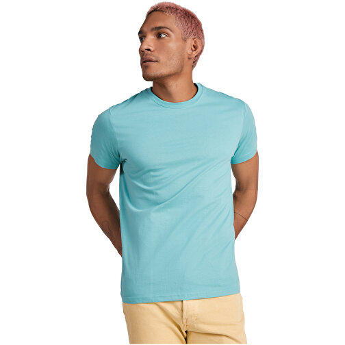 Stafford T-Shirt Für Herren , opal, Single jersey Strick 100% Baumwolle, 190 g/m2, 2XL, , Bild 4