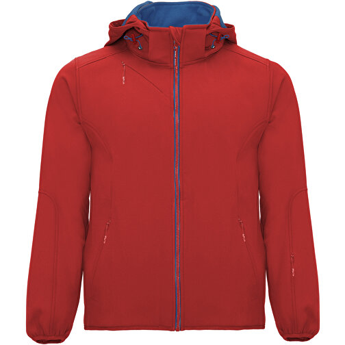 Siberia Softshelljacke Unisex , rot, Woven 92% Polyester, 8% Elastan, 300 g/m2, Lining, Microfleece 100% Polyester, S, , Bild 1