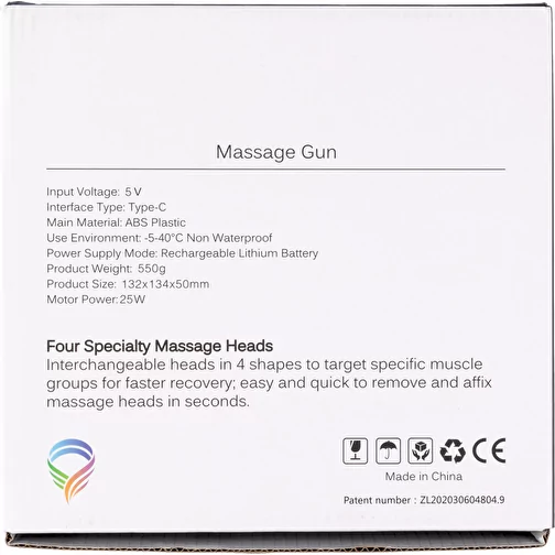 Pistolet de massage ABS Axel, Image 8