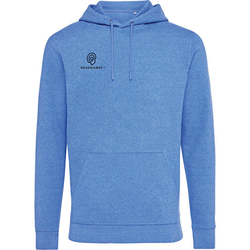 Iqoniq Torres Ungefärbter Hoodie Aus Recycelter Baumwolle , heather blue, 50% recycelte und 50% biologische Baumwolle, XXXL, 81,00cm x 1,00cm (Länge x Höhe), Bild 13