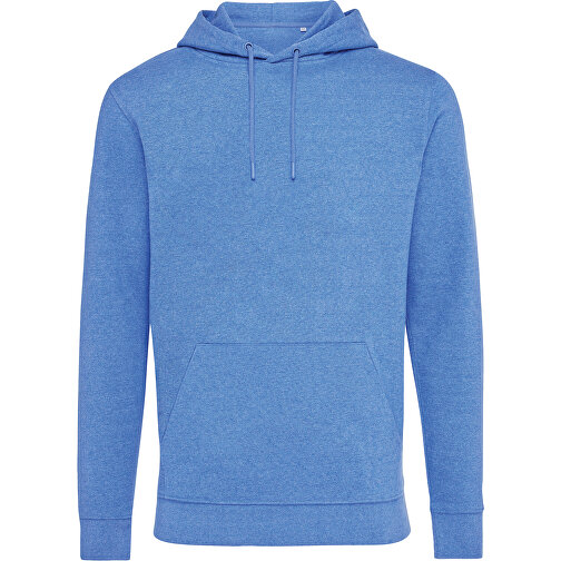 Iqoniq Torres Ungefärbter Hoodie Aus Recycelter Baumwolle , heather blue, 50% recycelte und 50% biologische Baumwolle, XS, 65,00cm x 1,00cm (Länge x Höhe), Bild 1