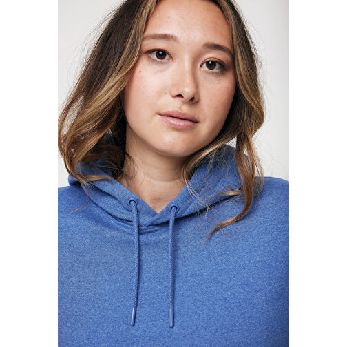 Iqoniq Torres Ungefärbter Hoodie Aus Recycelter Baumwolle , heather blue, 50% recycelte und 50% biologische Baumwolle, XS, 65,00cm x 1,00cm (Länge x Höhe), Bild 11