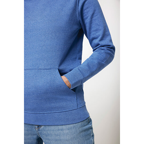 Iqoniq Torres Ungefärbter Hoodie Aus Recycelter Baumwolle , heather blue, 50% recycelte und 50% biologische Baumwolle, XS, 65,00cm x 1,00cm (Länge x Höhe), Bild 12