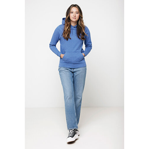 Iqoniq Torres Ungefärbter Hoodie Aus Recycelter Baumwolle , heather blue, 50% recycelte und 50% biologische Baumwolle, XS, 65,00cm x 1,00cm (Länge x Höhe), Bild 7