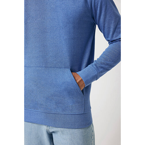 Iqoniq Torres Ungefärbter Hoodie Aus Recycelter Baumwolle , heather blue, 50% recycelte und 50% biologische Baumwolle, M, 73,00cm x 1,00cm (Länge x Höhe), Bild 10
