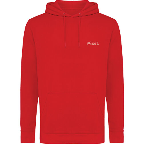 Iqoniq Jasper Hoodie Aus Recycelter Baumwolle , rot, 50% recycelte und 50% biologische Baumwolle, XXXL, 81,00cm x 1,00cm (Länge x Höhe), Bild 5