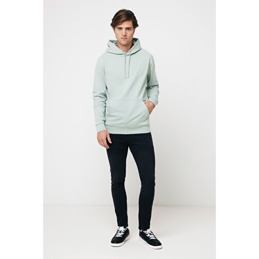 Iqoniq Jasper Hoodie Aus Recycelter Baumwolle , Iceberg green, 50% recycelte und 50% biologische Baumwolle, S, 69,00cm x 1,00cm (Länge x Höhe), Bild 7