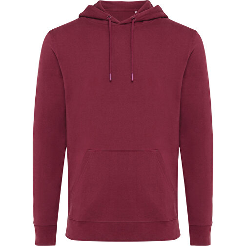 Iqoniq Jasper Hoodie Aus Recycelter Baumwolle , burgunderrot, 50% recycelte und 50% biologische Baumwolle, XS, 65,00cm x 1,00cm (Länge x Höhe), Bild 1