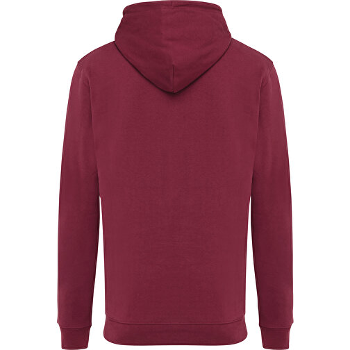 Iqoniq Jasper Hoodie Aus Recycelter Baumwolle , burgunderrot, 50% recycelte und 50% biologische Baumwolle, XS, 65,00cm x 1,00cm (Länge x Höhe), Bild 2