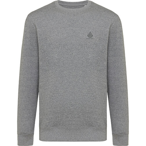 Iqoniq Etosha Lightweight Sweater Aus Recycelter Baumwolle , ungefärbte helles Anthrazit, 30% recycelte und 70% biologische Baumwolle, M, 72,00cm x 1,00cm (Länge x Höhe), Bild 3