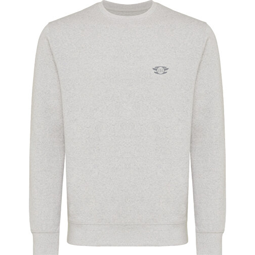 Iqoniq Etosha Lightweight Sweater Aus Recycelter Baumwolle , ungefärbte helles Grau, 30% recycelte und 70% biologische Baumwolle, 4XL, 82,00cm x 1,00cm (Länge x Höhe), Bild 4