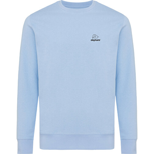 Iqoniq Etosha Lightweight Sweater Aus Recycelter Baumwolle , sky blue, 30% recycelte und 70% biologische Baumwolle, XL, 76,00cm x 1,00cm (Länge x Höhe), Bild 3