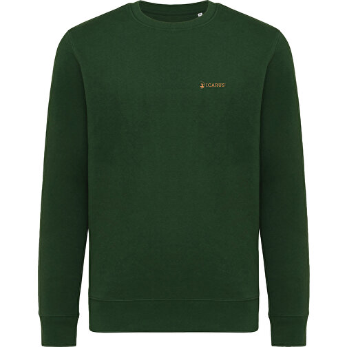 Iqoniq Etosha Lightweight Sweater Aus Recycelter Baumwolle , forest green, 30% recycelte und 70% biologische Baumwolle, S, 68,00cm x 1,00cm (Länge x Höhe), Bild 3