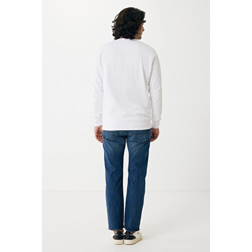 Iqoniq Etosha Lightweight Sweater Aus Recycelter Baumwolle , weiss, 30% recycelte und 70% biologische Baumwolle, M, 72,00cm x 1,00cm (Länge x Höhe), Bild 5