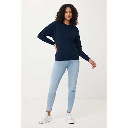 Iqoniq Etosha Lightweight Sweater Aus Recycelter Baumwolle , navy blau, 30% recycelte und 70% biologische Baumwolle, XXXL, 80,00cm x 1,00cm (Länge x Höhe), Bild 6