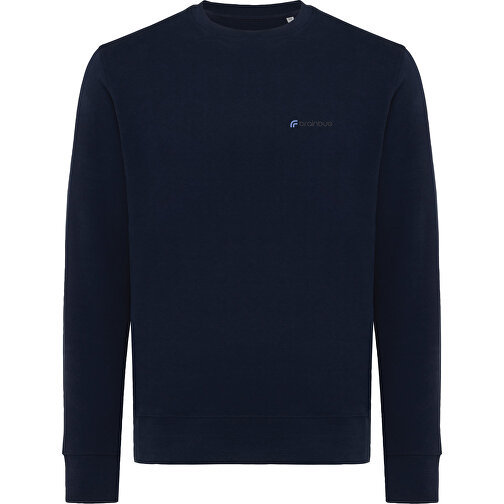 Iqoniq Etosha Lightweight Sweater Aus Recycelter Baumwolle , navy blau, 30% recycelte und 70% biologische Baumwolle, XS, 64,00cm x 1,00cm (Länge x Höhe), Bild 11