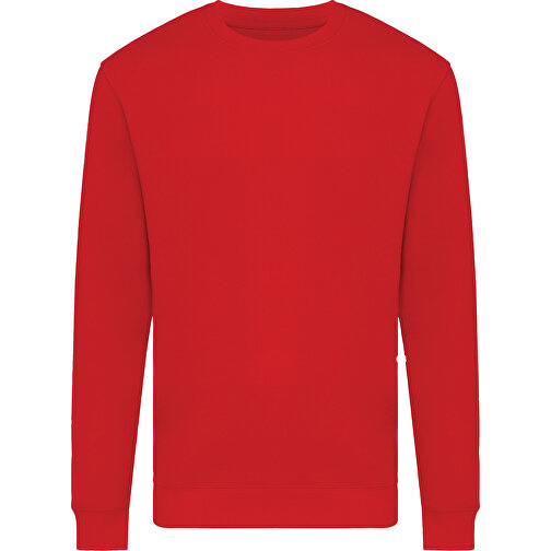 Iqoniq Zion Rundhals-Sweater Aus Recycelter Baumwolle , rot, 50% recycelte und 50% biologische Baumwolle, XS, 64,00cm x 1,00cm (Länge x Höhe), Bild 1