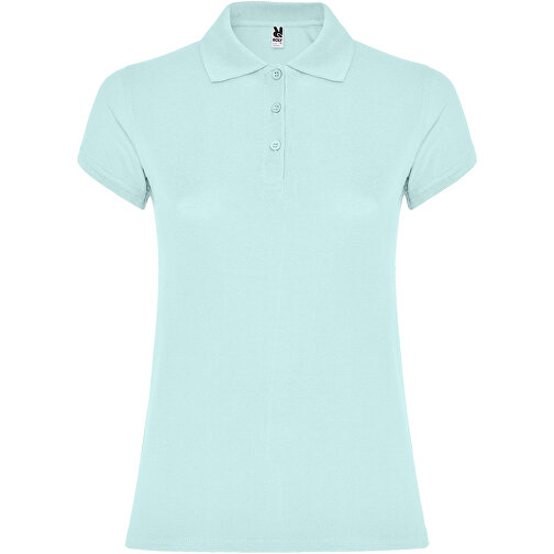 Star Poloshirt Für Damen , mintgrün, Piqué Strick 100% Baumwolle, 200 g/m2, XL, , Bild 1