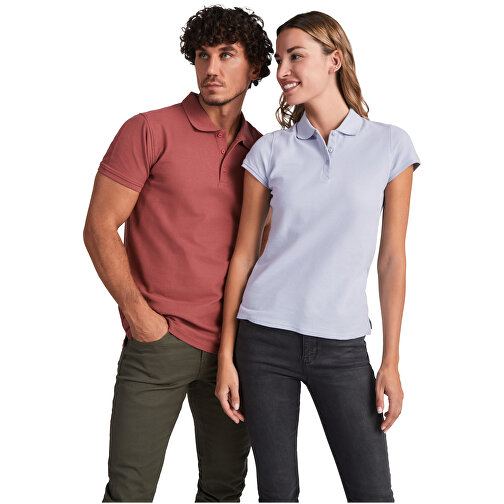 Star Poloshirt Für Damen , marl grey, Piqué Strick 100% Baumwolle, 200 g/m2, 2XL, , Bild 5