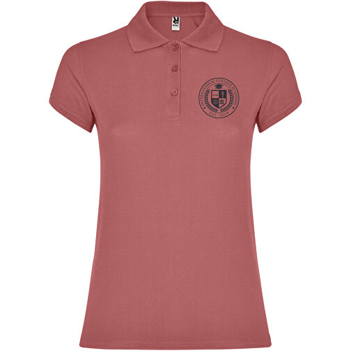 Star Poloshirt Für Damen , chrysanthemum red, Piqué Strick 100% Baumwolle, 200 g/m2, XL, , Bild 2