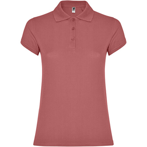 Star Poloshirt Für Damen , chrysanthemum red, Piqué Strick 100% Baumwolle, 200 g/m2, M, , Bild 1