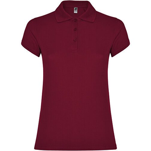 Star Poloshirt Für Damen , garnet, Piqué Strick 100% Baumwolle, 200 g/m2, 3XL, , Bild 1