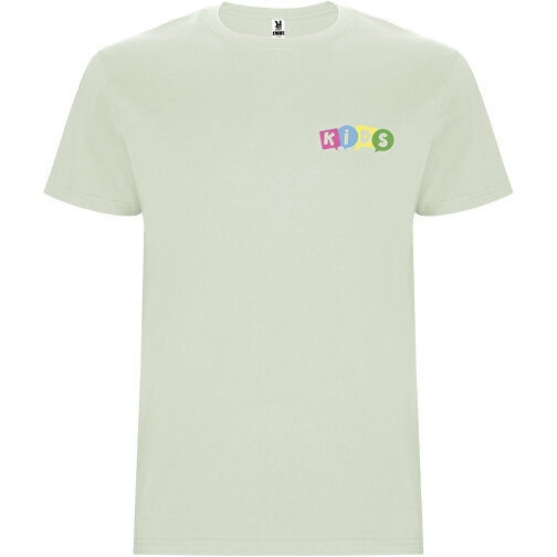 Stafford T-Shirt Für Kinder , mist green, Single jersey Strick 100% Baumwolle, 190 g/m2, 9/10, , Bild 2