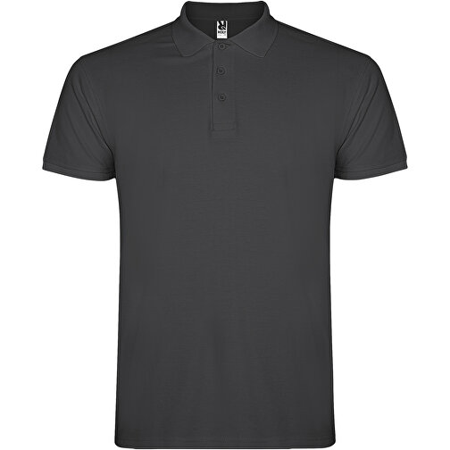 Star Poloshirt Für Herren , dark lead, Piqué Strick 100% Baumwolle, 200 g/m2, 3XL, , Bild 1