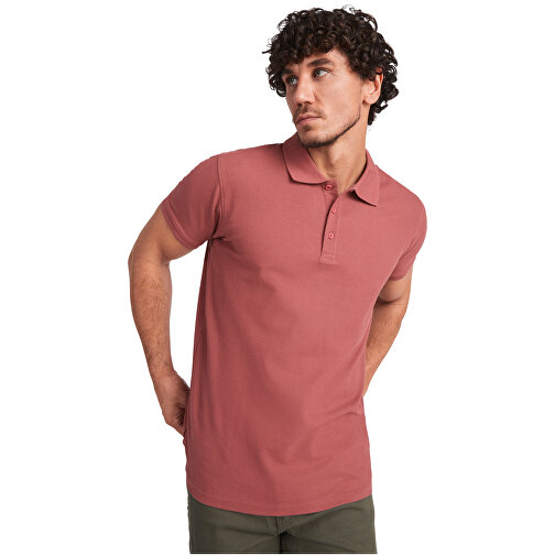 Star Poloshirt Für Herren , clay orange, Piqué Strick 100% Baumwolle, 200 g/m2, S, , Bild 3