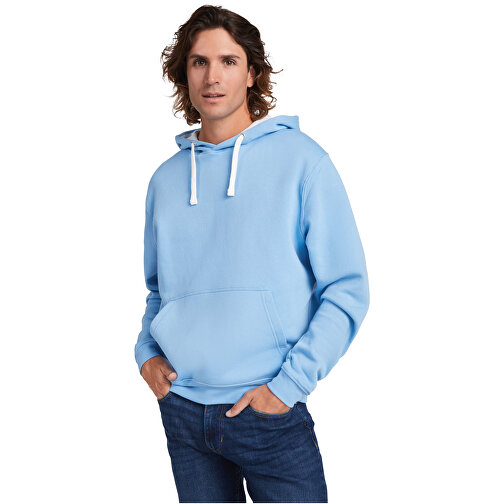 Urban Kapuzenpullover Für Herren , bottle green / marl grey, Strick 50% Baumwolle, 50% Polyester, 280 g/m2, XS, , Bild 4