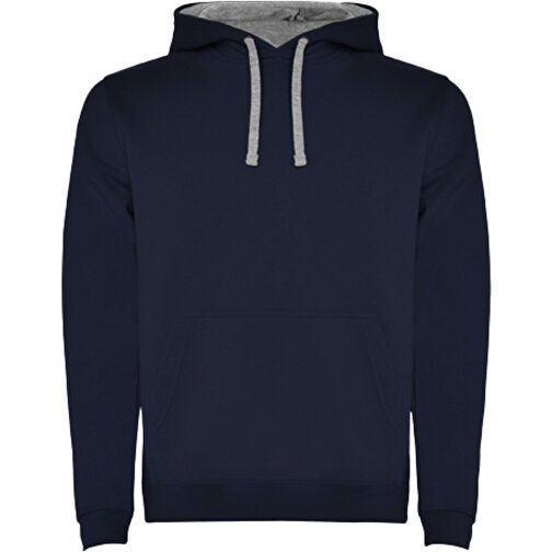 Urban Kapuzenpullover Für Herren , navy blue / marl grey, Strick 50% Baumwolle, 50% Polyester, 280 g/m2, 4XL, , Bild 1