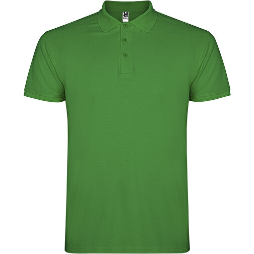 Star Poloshirt Für Kinder , tropical green, Piqué Strick 100% Baumwolle, 200 g/m2, 11/12, , Bild 1